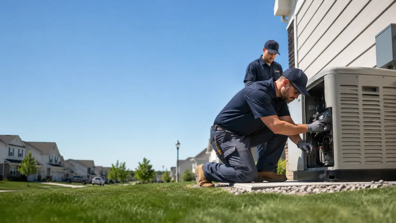 Generator Installation in Pointblank, TX